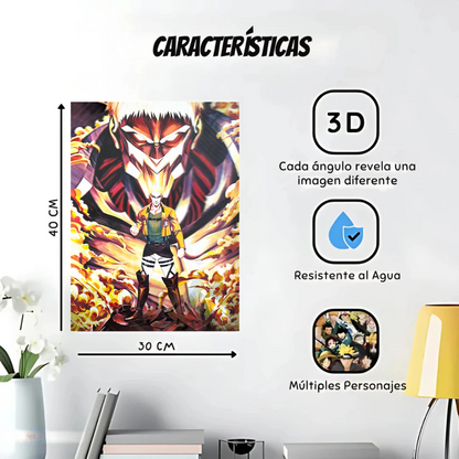 Póster 3D AOT
